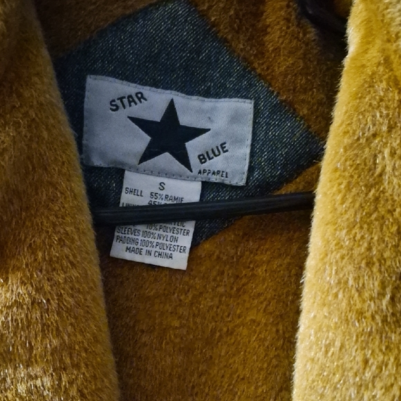 Denim Jacket with Faux Fur Lining - Picture 2 of 3